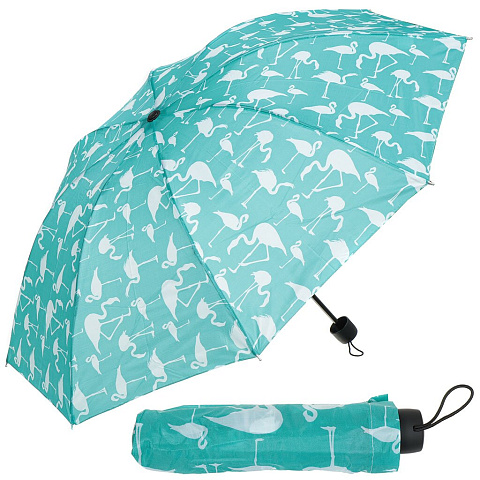 Зонт для женщин, механический, 8 спиц, 55 см, 305Q/Y, сплав металлов, полиэстер, в ассортименте, 302-301