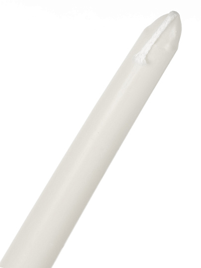 Свеча декоративная, 25.5х2.2 см, 4 шт, белая, Kukina Raffinata, античная, 500339-10