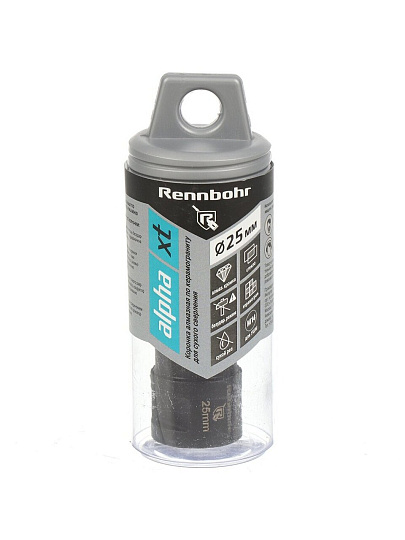 Коронка алмазная, по керамограниту, Rennbohr, Alpha XT, М14, диаметр 25 мм, сухой рез, 776025