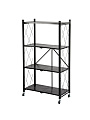 Стеллаж универсальный, металл, 4 секции, 71х34х125 см, складной, A340011