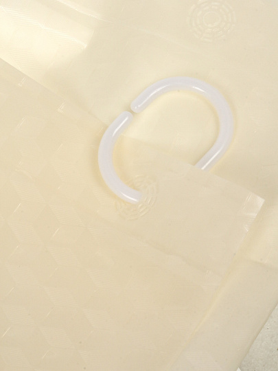 Штора для ванн 180х180 см, Peva, Dekotex, Sweet Sun Cube, бежевая, 3D