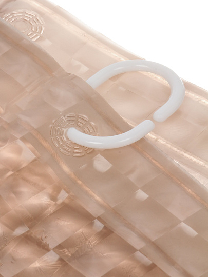 Штора для ванн 180х180 см, EVA, Dekotex, Sweet Sun Square, бежевая, 3D