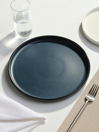 Тарелка обеденная, керамика, 27.3 см, круглая, Sky, Apollo, SKY-27