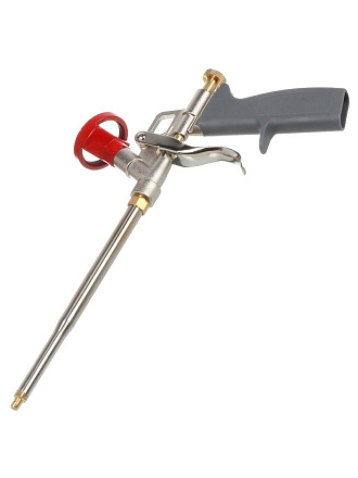 Пистолет для монтажной пены, 190 мм, алюминий, тефлоновый адаптер, Bartex, Eco, CY-081