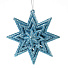 Елочное украшение Звезда, 2 шт, голубое, 11х9.5 см, SYLKGJ-4822177B - фото 2