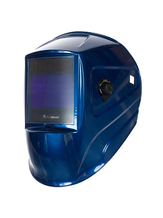 Маска сварщика хамелеон, с ручной регулировкой, FoxWeld, Gefest 9500V, 4-13 DIN, синяя, 5292