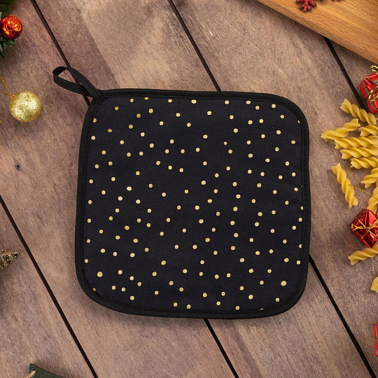 Прихватка 19х19 см, 100% хлопок, Этель, Люблю зиму, 5035829