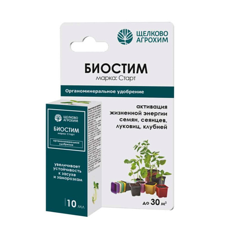 Удобрение Биостим Старт, универсальное, минеральный, жидкость, 10 мл, Щелково Агрохим