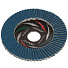 Круг лепестковый торцевой КЛТ1 для УШМ, LugaAbrasiv, диаметр 115 мм, посадочный диаметр 22 мм, зерн ZK80, шлифовальный - фото 3