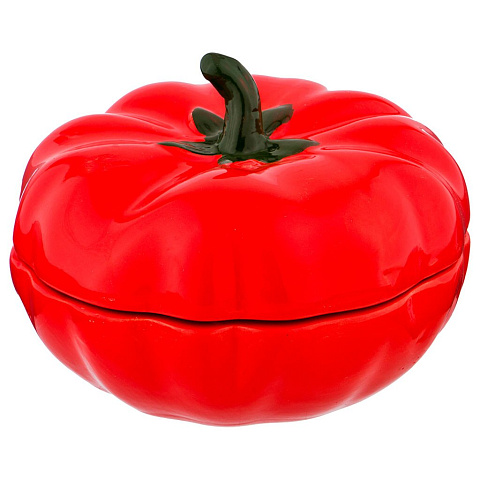 Блюдо для запекания с крышкой "томат" 500 мл 16x16x11 см коллекция "il raccolto", 490-336