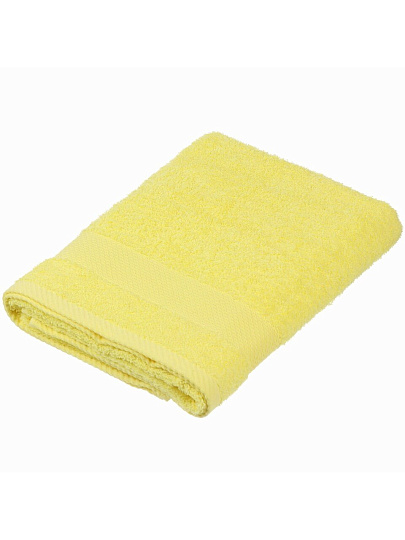 Полотенце банное 70х140 см, 100% хлопок, 380 г/м2, Грация, Barkas, банановое, Узбекистан
