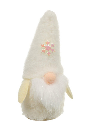 Фигурка декоративная Гномик, 15 см, белая, Y4-13260