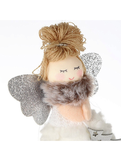 Фигурка декоративная Девочка, 20 см, белая, Y4-9415