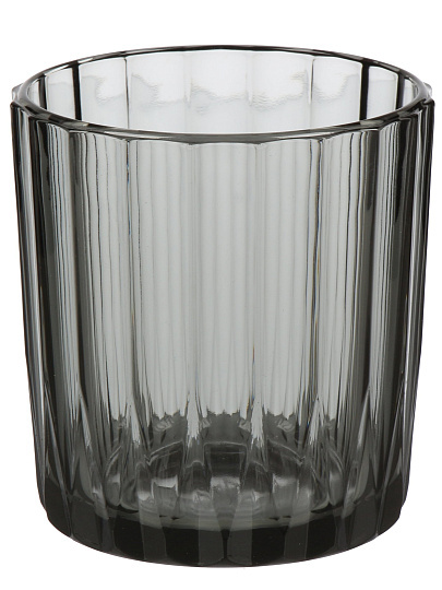 Стакан 250 мл, стекло, ОСЗ, Мистерия, низкий, графит, С2392