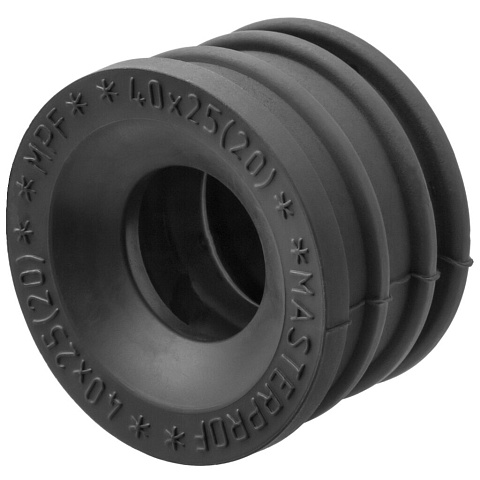 Манжета 40х32 мм, ТЭП, черная, MasterProf, индивидуальная упаковка, ИС.131668