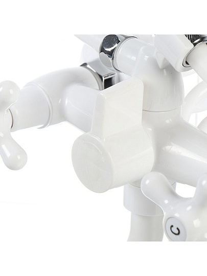 Смеситель для ванны, Эверест, с кран-буксой, пластиковый корпус, B22-3597