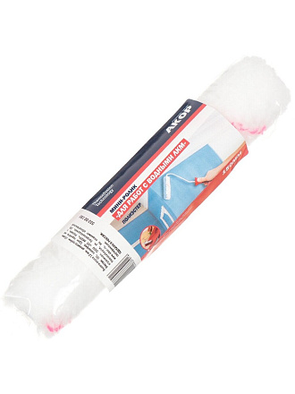 Валик малярный для работ с водными красками, Акор, Мини, полиэстер, 150 мм, 553 00 150