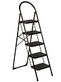 Стремянка 1 секция, 5 ступеней, металл, 1.62 м, 150 кг, E080022 - фото 8