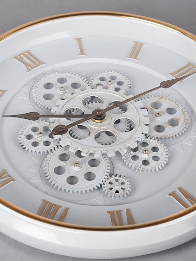 Часы настенные, кварцевые, 40 см, круглые, пластик, Y6-10683