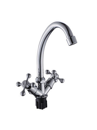 Смеситель для кухни, Эверест, с кран-буксой, хром, B49-340M