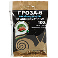 Инсектицид Гроза-6, от улиток и слизней, гранулы, 100 г, Зеленая аптека Садовода