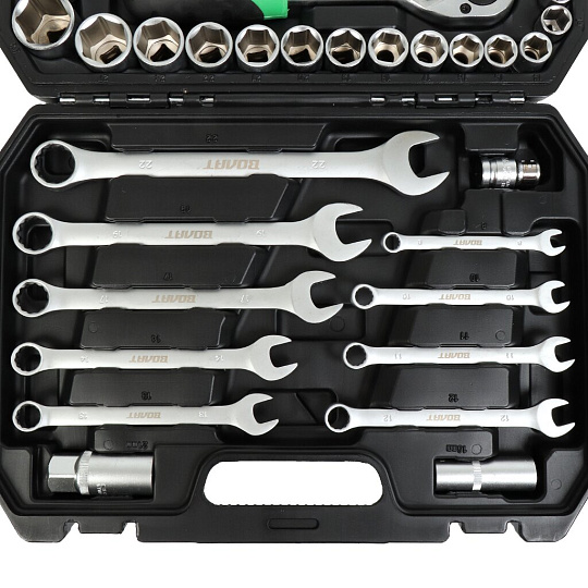 Набор инструментов Волат, 18540-82, 1/2&quot;, 1/4&quot;, 6-гранный, сталь, кейс, 82 предмета