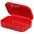 Контейнер пищевой пластик, 0.85 л, 18х12.5х5.5 см, красный, прямоугольный, ланч-бокс, Дракон, 222121206/03 - фото 2