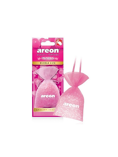 Ароматизатор в машину подвесной, мешочек, Areon, Pearls Бабл Гам, 44697