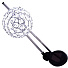 Фонарь садовый Uniel, Sirius USL-S-064/MT730, на солнечной батарее, грунтовый, металл, 10х73 см - фото 3