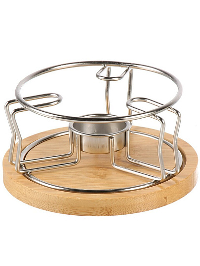 Чайник керамика, 0.8 л, с подставкой для подогрева, Y4-9056