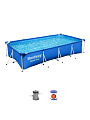 Бассейн каркасный Bestway, 400х211х81 см, Steel Pro, 56424, фильтр-насос, 5700 л - фото 7