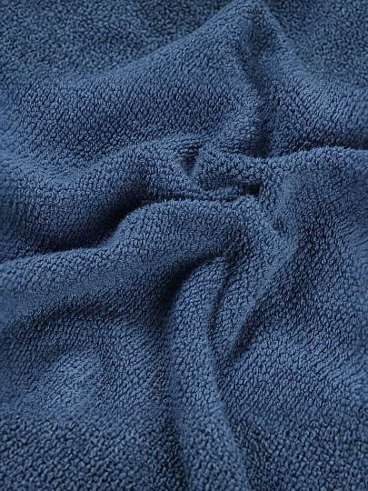 Полотенце банное 70х140 см, 100% хлопок, 470 г/м2, Амур, Silvano, темно-синее, Узбекистан