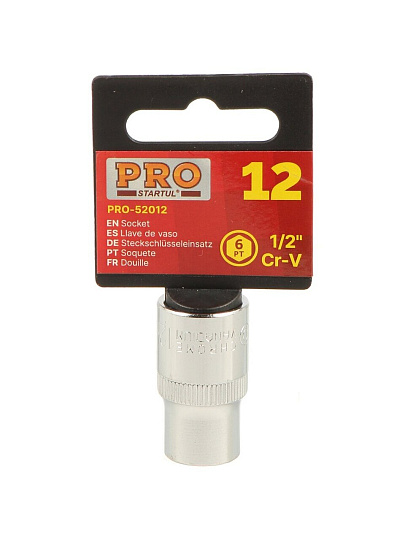 Головка торцевая 6-гранная, 1/2&quot;, 12 мм, Startul, PRO-52012