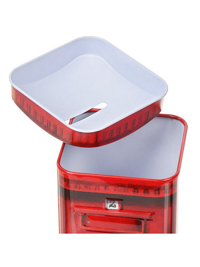 Копилка Красная будка, 7х7х17 см, металл, Y6-6107, в ассортименте