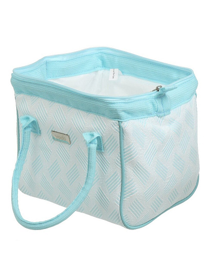 Термосумка 11 л, 24х18х19 см, Green Days, полиэстер, алюминий, квадратная, голубая, CA224145.STD