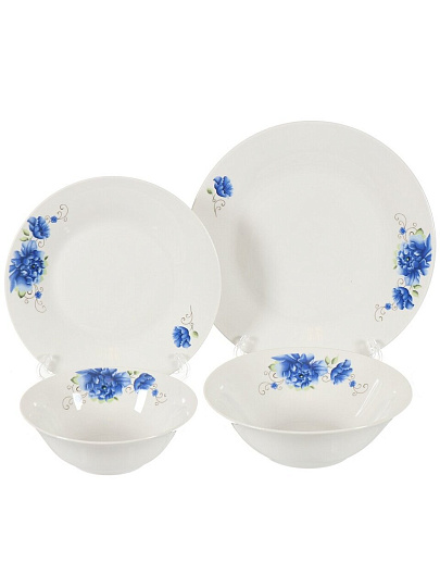 Салатник керамика, круглый, 18х5 см, 0.6 л, Мэджик Блю, Daniks