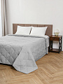 Покрывало евро, 240х260 см, 100% полиэстер, Silvano, Гранни, светло-серое - фото 10