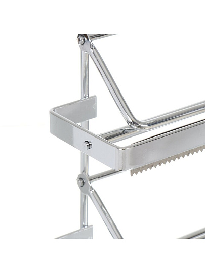 Полка на рейлинг для рулонов и фольги, 33х15.7х36.5 см, зубчатая, U000042