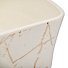 Салатник керамика, прямоугольный, 21х20х8 см, на бамбуковой подставке, Белый мрамор с золотом, Y4-6616 - фото 3
