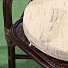 Мебель садовая Мария, кофейная, стол, 80х80х75 см, 2 кресла, подушка бежевая, 110 кг, IND10 - фото 2