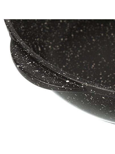 Сотейник алюминий, 26 см, антипригарное покрытие, Горница, Гранит, ст2611аг, с крышкой