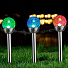 Набор светильников садовых Ultraflash, SGL-011, на солнечной батарее, грунтовый, шар, прозрачный, 6 шт - фото 7