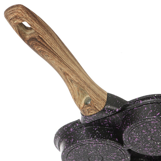 Сковорода для оладий алюминий, 19 см, антипригарное покрытие, Appetite, Nordic Stone, индукция, 550002094