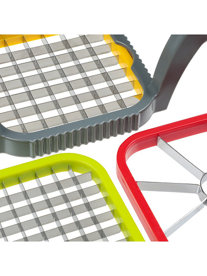 Овощерезка нержавеющая сталь, 3 насадки, 16х10.5х6 см, Vetta, 885-030