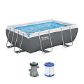 Бассейн каркасный Bestway, 282х196х84 см, Power Steel, 56629BW, фильтр-насос, 3662 л