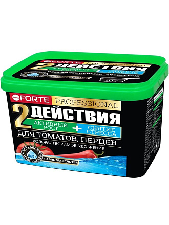 Удобрение для томатов и перцев, минеральное, ведро, 500 г, Bona Forte