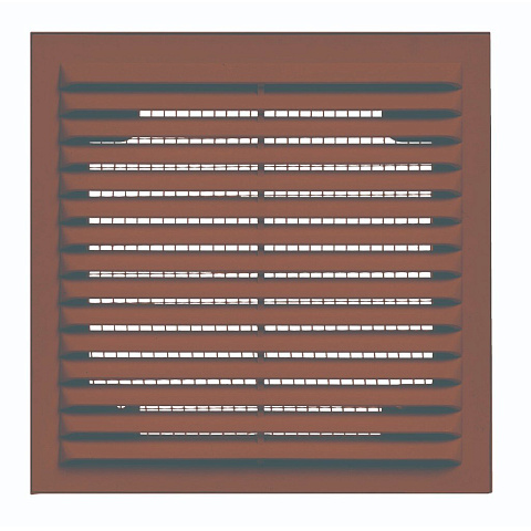 Решетка вентиляционная АВS- пластик, вытяжная, 240х170 мм, коричневая, Viento, Серия В, 1724Вкор