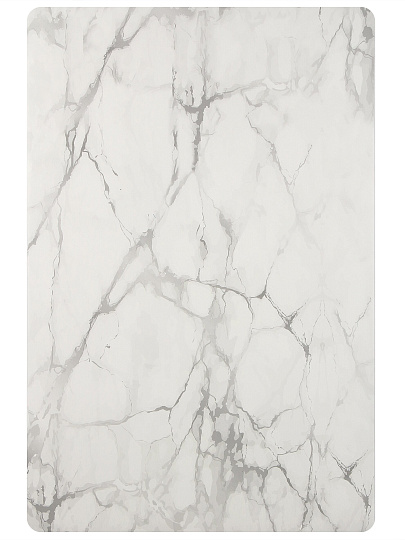 Скатерть для стола пластик, 90х60 см, прямоугольная, пластик, Сильвер