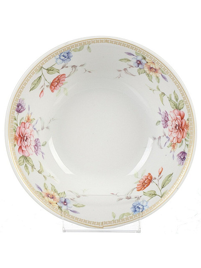 Салатник фарфор, круглый, 4.5 см, 0.36 л, Маргаритки, Дулевский фарфор, 118332