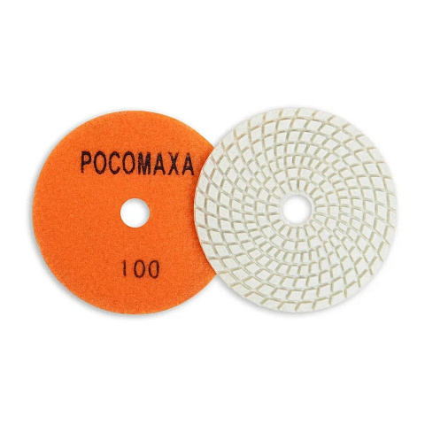Круг алмазный гибкий Росомаха, диаметр 100 мм, зернистость P100, шлифовальный